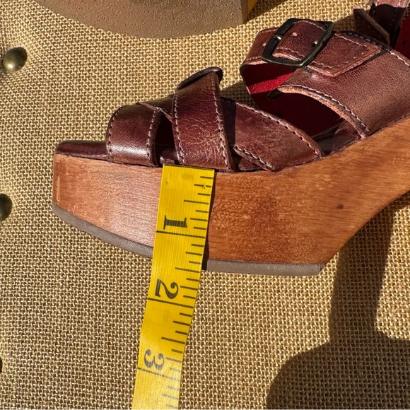 Bed Stu Alba Leather Heeled Sandal Size 7.5 - Picture 12 of 16